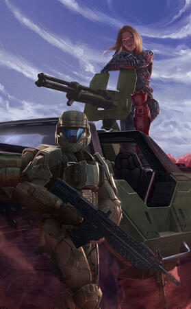 2 characters, complex vehicle, multiple weapons and mecha-style armor — 710 USD